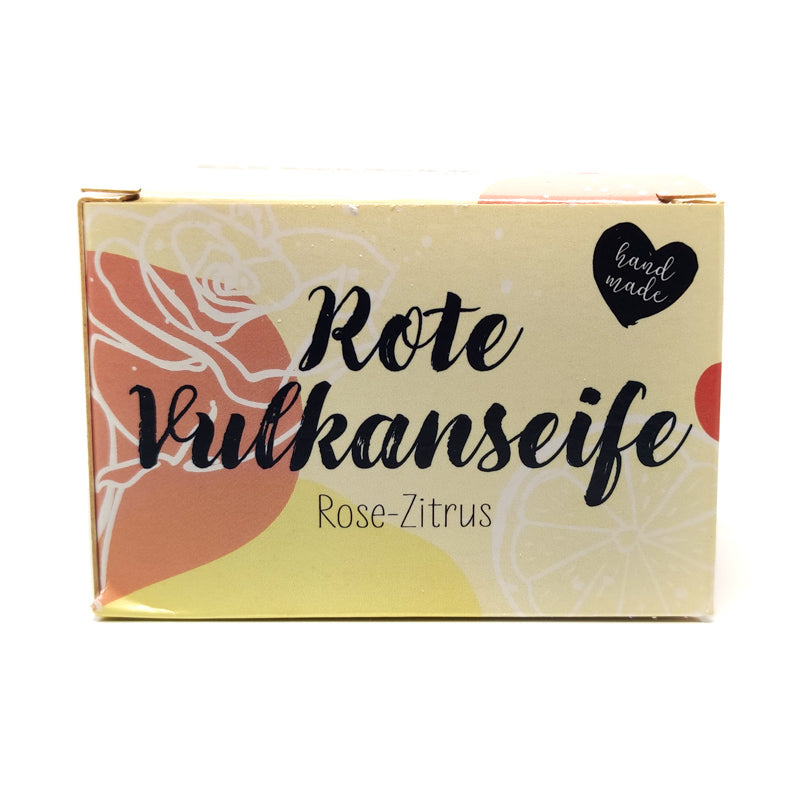 ROTE VULKANSEIFE ROSE-ZITRUS