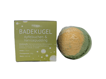 RIESEN BADEKUGEL "APFELKUCHEN & VANILLEPUDDING"