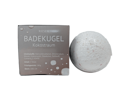 RIESEN BADEKUGEL "KOKOSTRAUM"