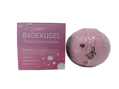 RIESEN BADEKUGEL "ROSENBLÜTENZAUBER"